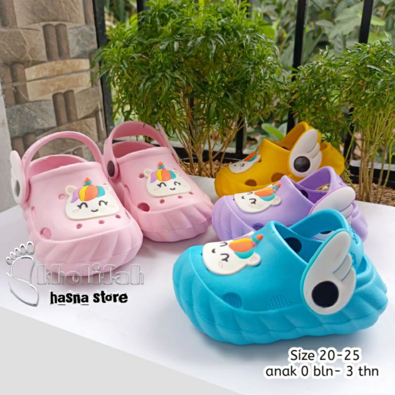 Sandal Baim Anak Perempuan Unicorn Size 20-25 Dulux 377E