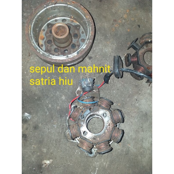 sepul dan mahnit satria 2tak hiu original rgx