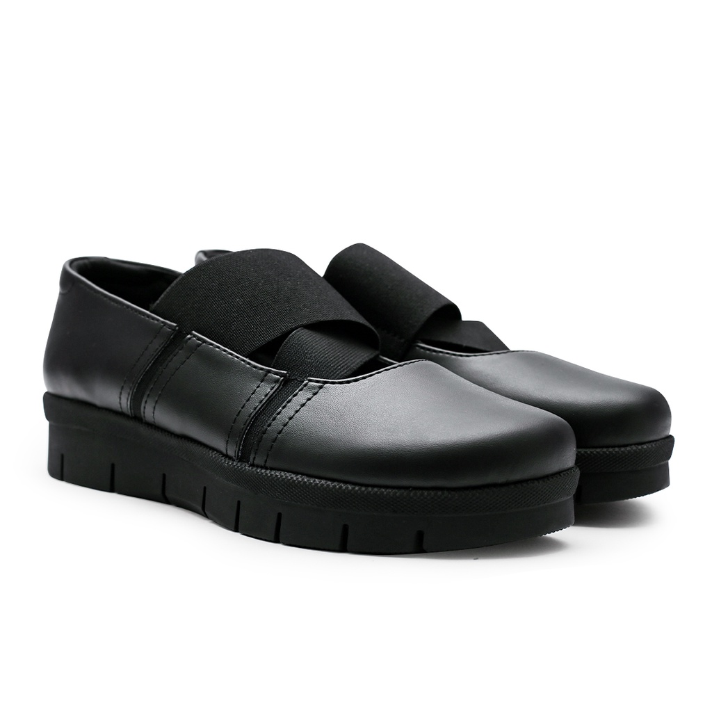 Khakikakiku Rena Black Slip On