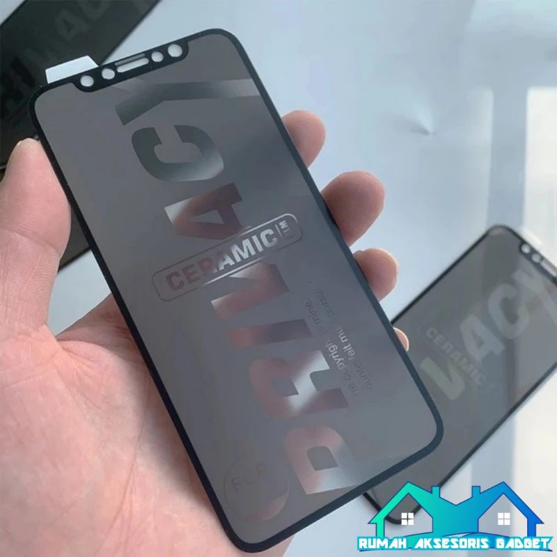 Tempered CERAMIC MATTE PRIVACY anti SPY VIVO Y12 Y17 Y12S Y20 Y20S Y21S Y33S Y21A Y21T Y35 Y51 2020 Y15S Y30 Y50 Y91C Y91 Y93 Y95 Y75 T1 5G V19 Y16 V9 Y22 Y02 V15 V17 pro V25 V25E V23E Y53 lama 2017 Z1 Pro V27E Pelindung layar anti pecah TG FULL