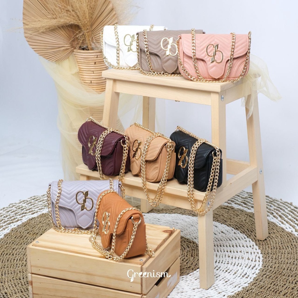 Greenism Tsania Bag (SMALL) Quality Premium - Tas Selempang Mini Wanita