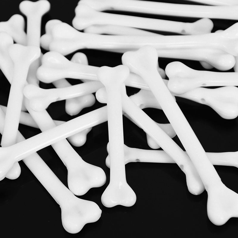 Ornamen Simulasi Tulang Manusia Buatan Bahan Plastik Untuk Dekorasi Pesta Halloween