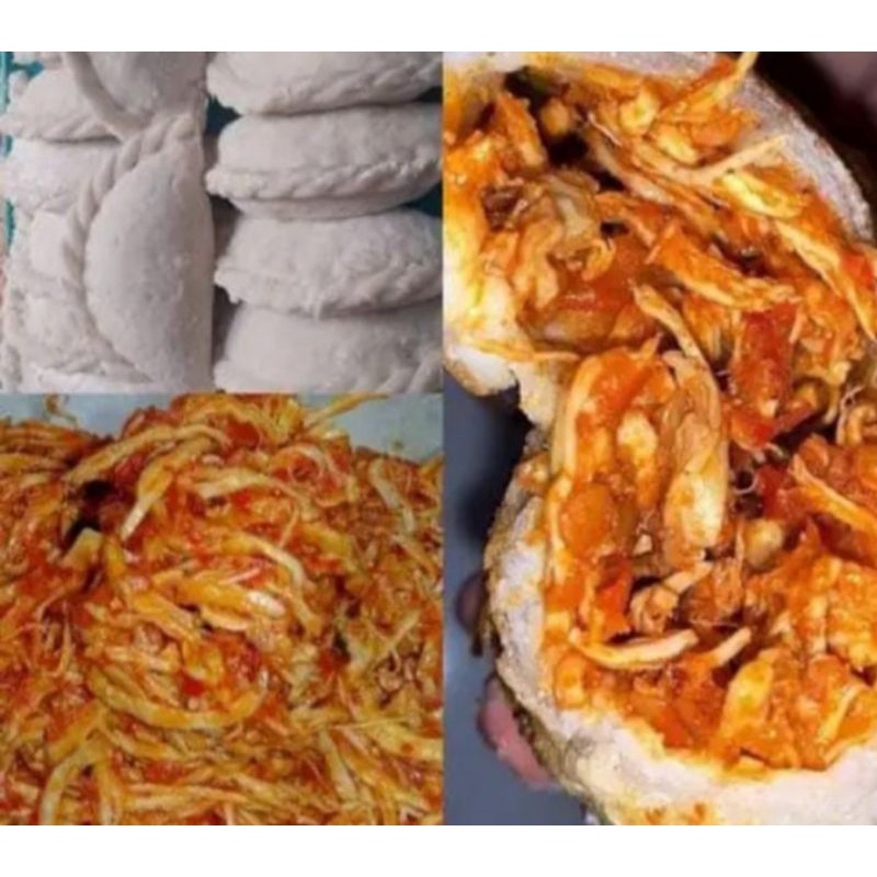 

cireng isi ayam Suwir pedas siap goreng