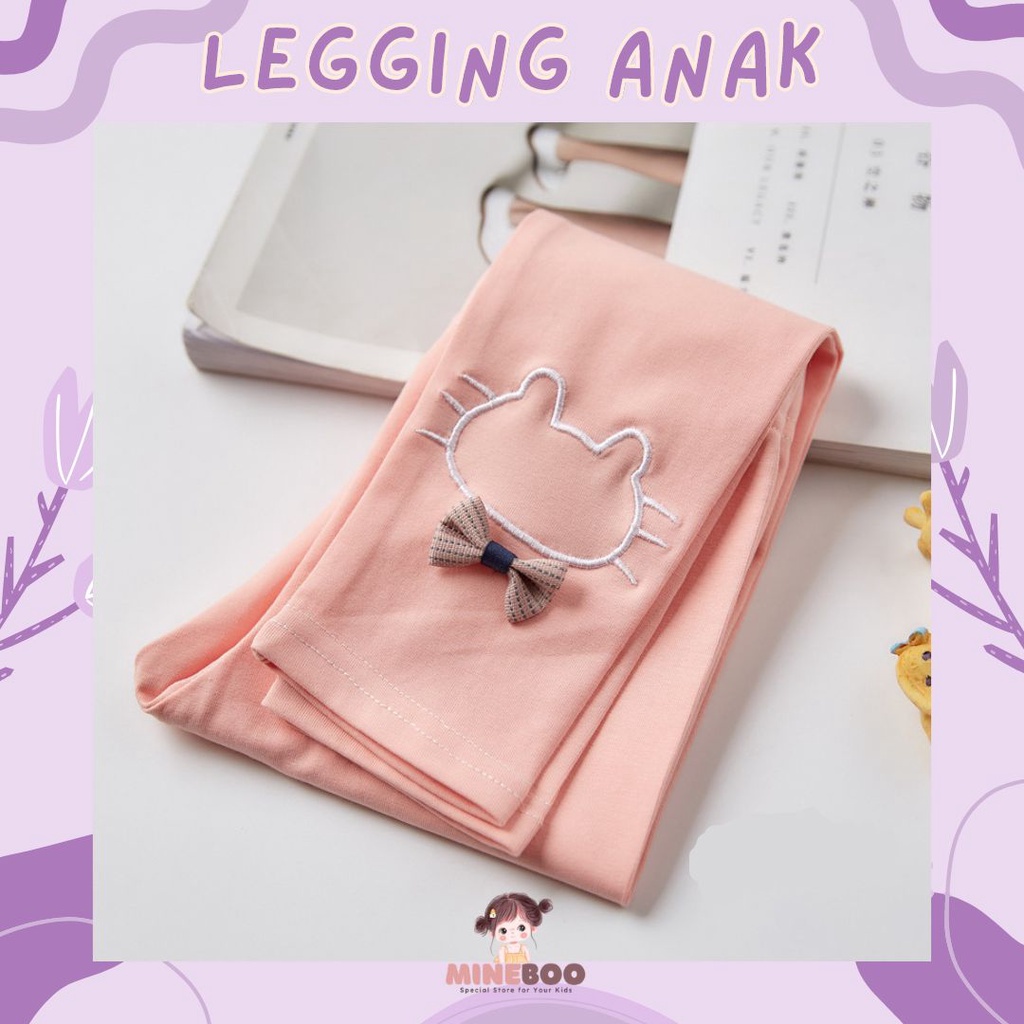 mineboo PUSSCAT legging anak perempuan motif kitty