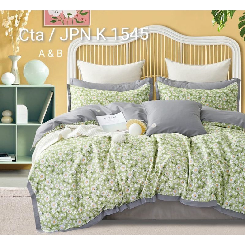 sprei katun jepang 160&180x200x30-40cm