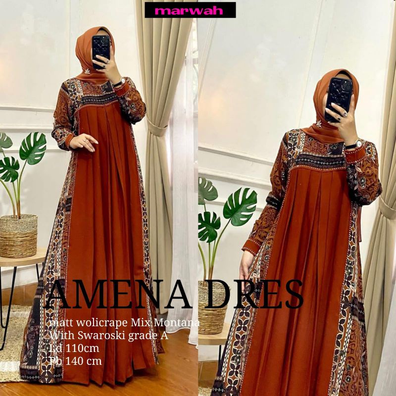 SETELAN TUNIK + ROK DEWASA MEWAH FAB CERUTY BABYDOLL + ROK PLISKET PREMIUM - EMILIA SET TUNIK BY SAN