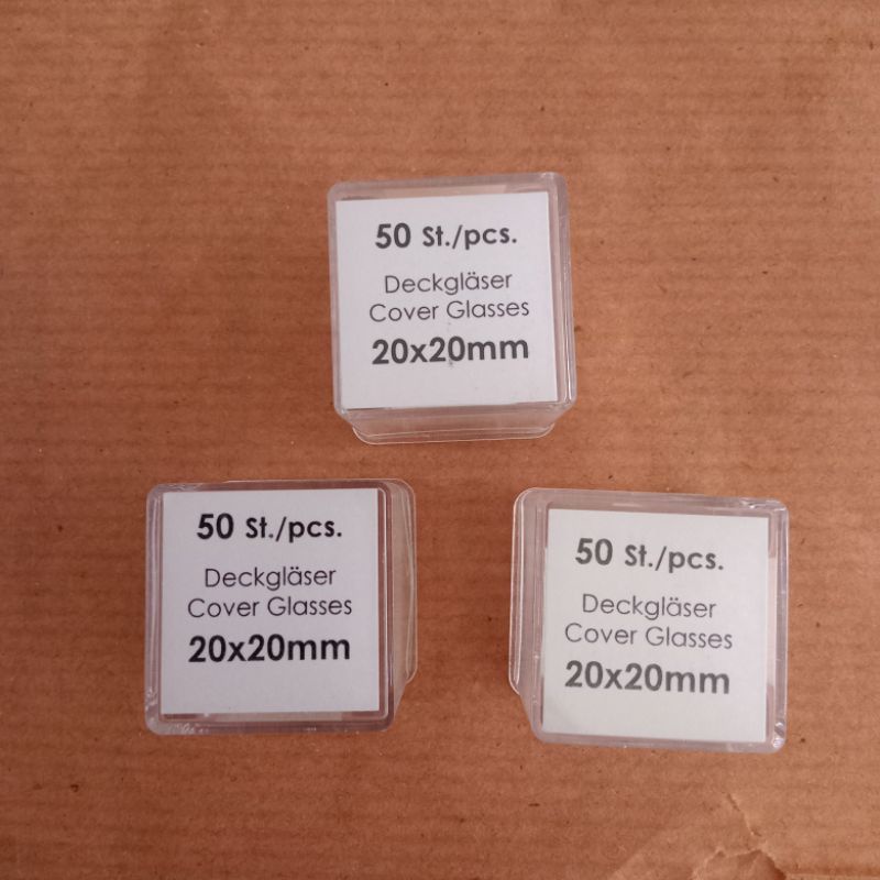 Cover Glass 20x20 Assistent