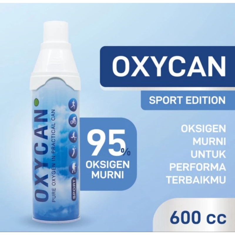 Samator Oxycan Sport 600cc / Kaleng Tabung Gas Oksigen Portable