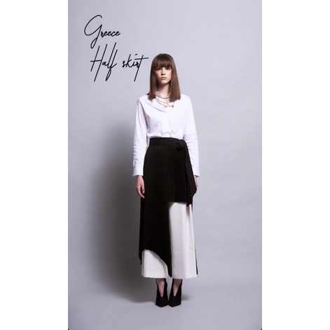 GREE HALF SKIRT - A STUDIO
