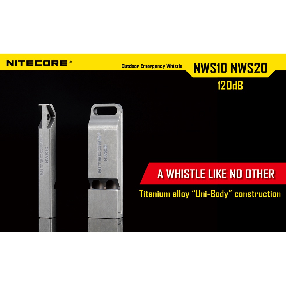 NITECORE Outdoor Emergency Whistle - NWS10
