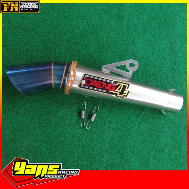 Daeng4 Tabung Knalpot Daeng4 Universal 51mm / Ekzos daeng4 muffler only 51mm