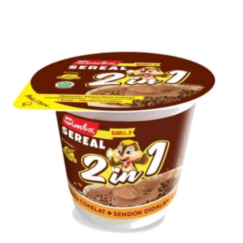 

10 Cup Simba chocochip sereal 2 in 1,sudah ada susu + sendok