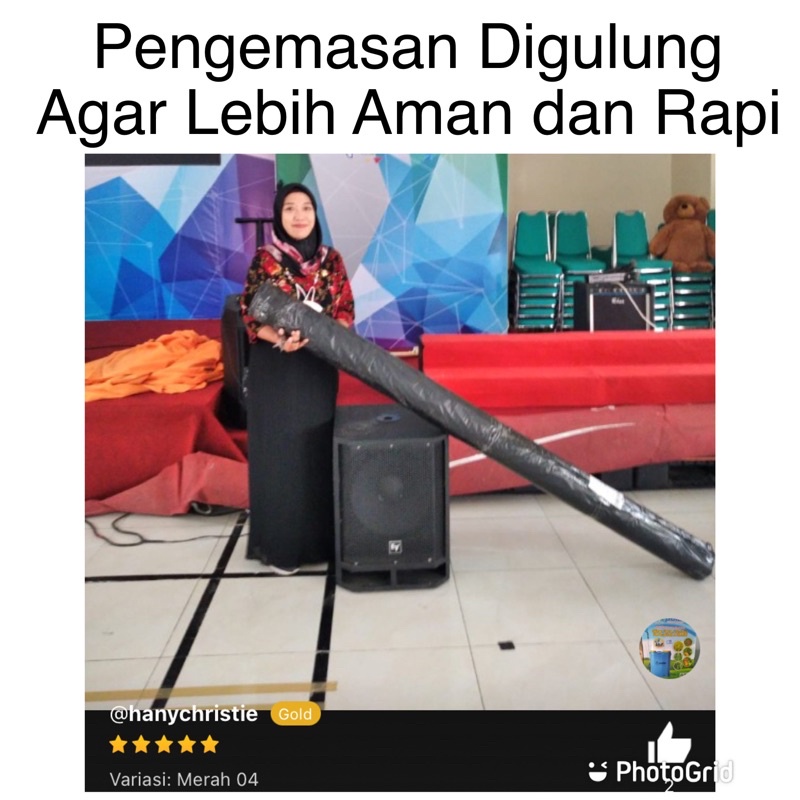 Karpet Meteran Hotel Tebal Polos Kuat Masjid Mushola (Harga per 10 Centimeter, Lebar Karpet 2 Meter) Kantor Setara Nobel Jawa Bali Crown Prince