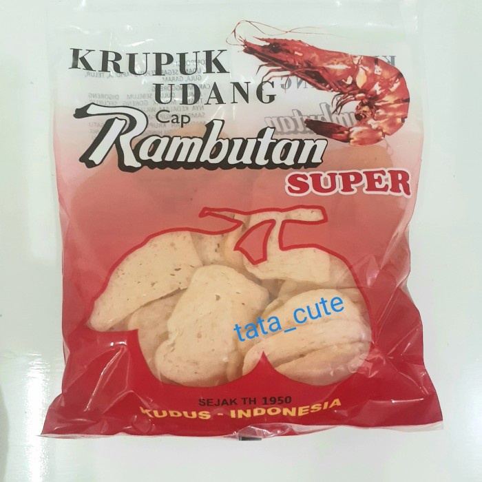 

NEW Krupuk udang rambutan super 250gr