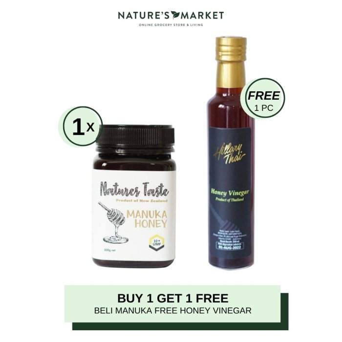

Hillary Farm Manuka Honey UMF 10+ 500gr FREE Honey Vinegar 250ml