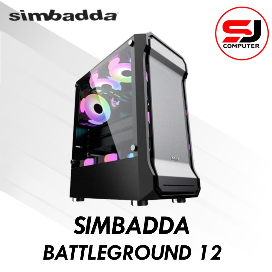 Casing Komputer Sinbadda Battleground 12 ATX Gaming Case