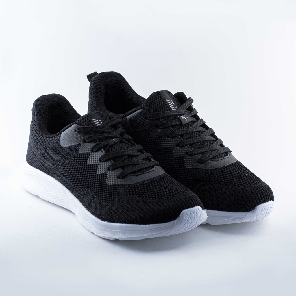 Dans Motheo Sepatu Sneakers Pria - Black/White