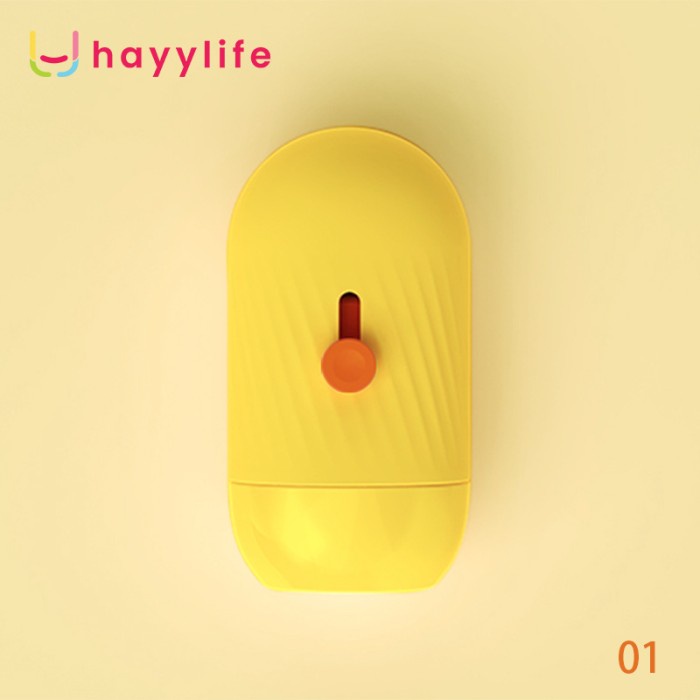 

HAYYLIFE Roller stamp 2 in 1 pelindung data rahasia + Cutter mini 592 - Yellow