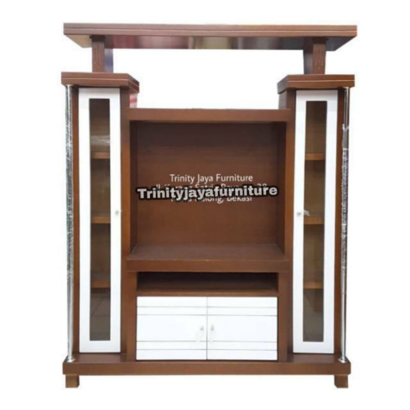 Bufet Tv lemari Tv lemari Pajangan kayu Plywood