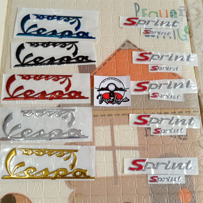 Emblem Body Vespa Sprint