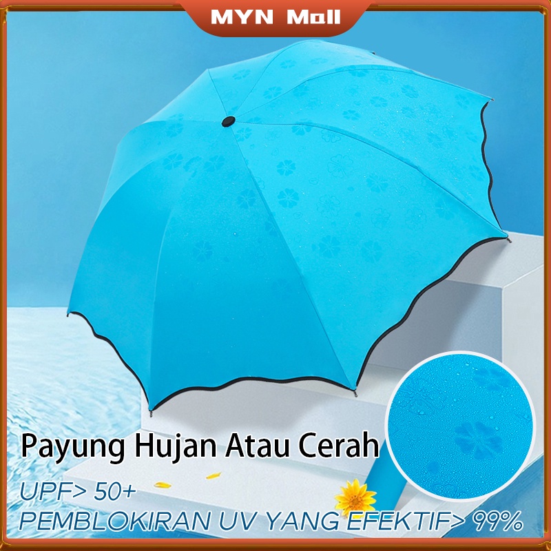 3D Payung Lipat Magic Umbrella / ANTI UV PAYUNG KECIL GAMPANG DIBAWA / Payung Anti UV Travel