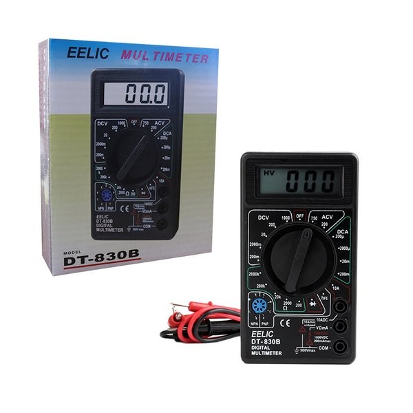 Avometer Digital DT-830B Multitester Arus Listrik Digital Multimeter