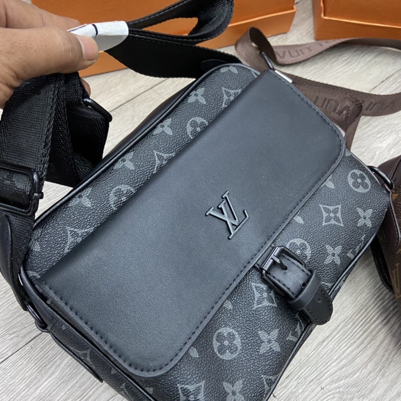 Tas selempang pria lv import free box pria wanita