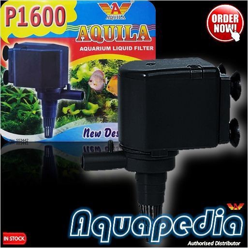 Aquila P-1600 Pompa Celup Aquarium Submersible Water Pump