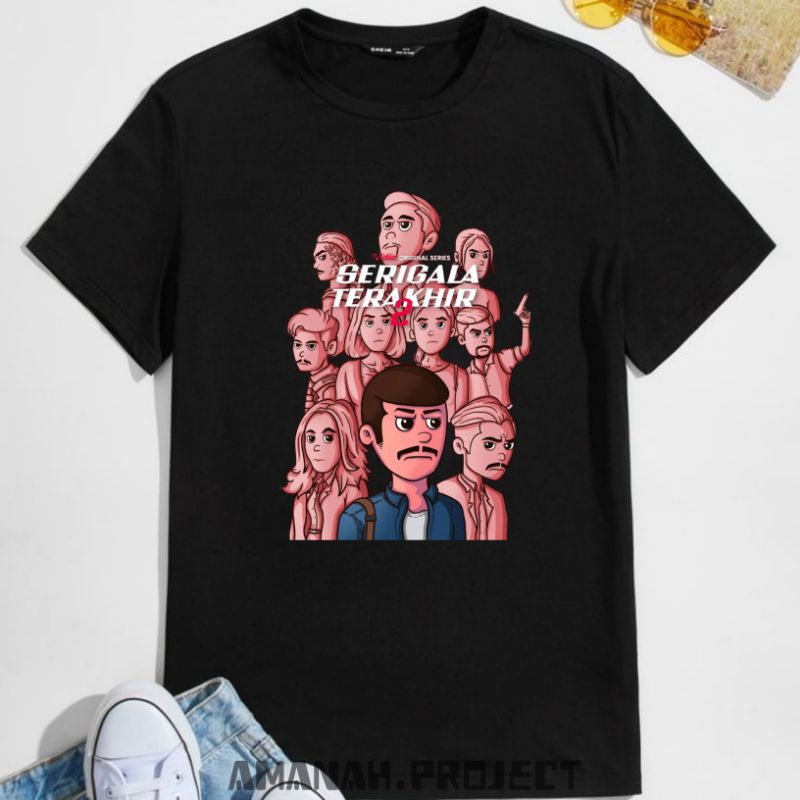 T-SHIRT DISTRO PRIA SERIGALA TERAKHIR