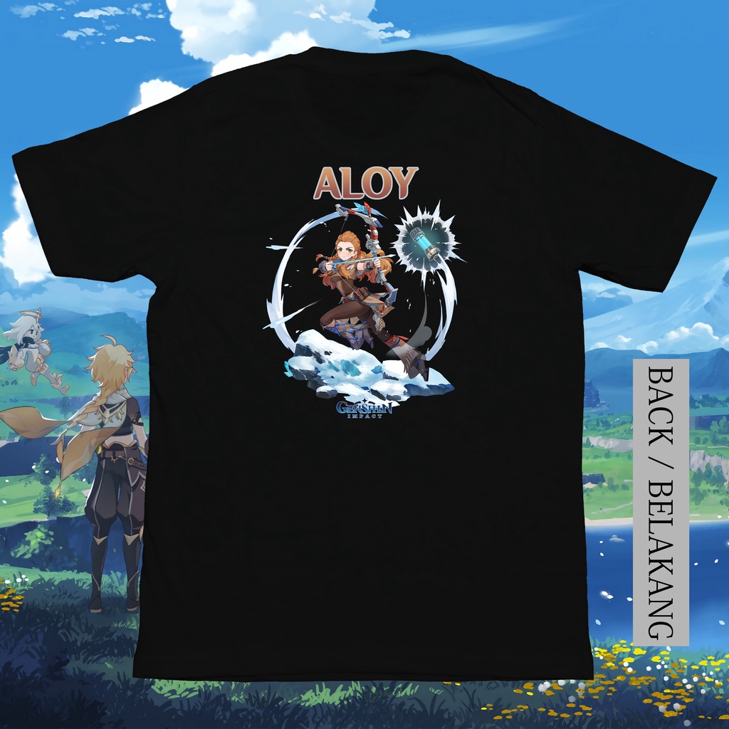T-SHIRT Genshin Impact (ALOY) "Dewasa dan Anak"