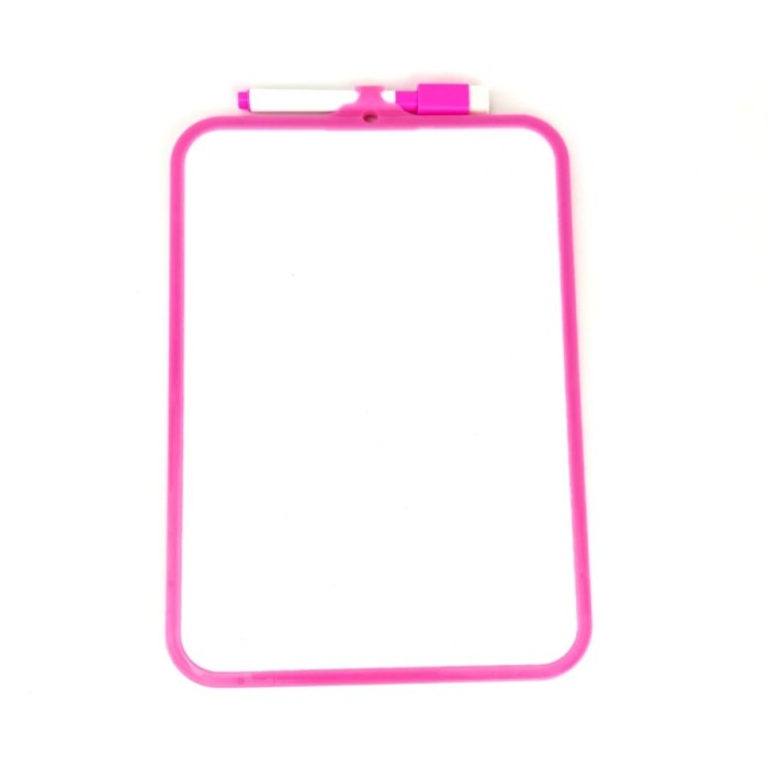 

Mini Whiteboard - Papan Tulis Portabel Untuk Anak - Merah Muda