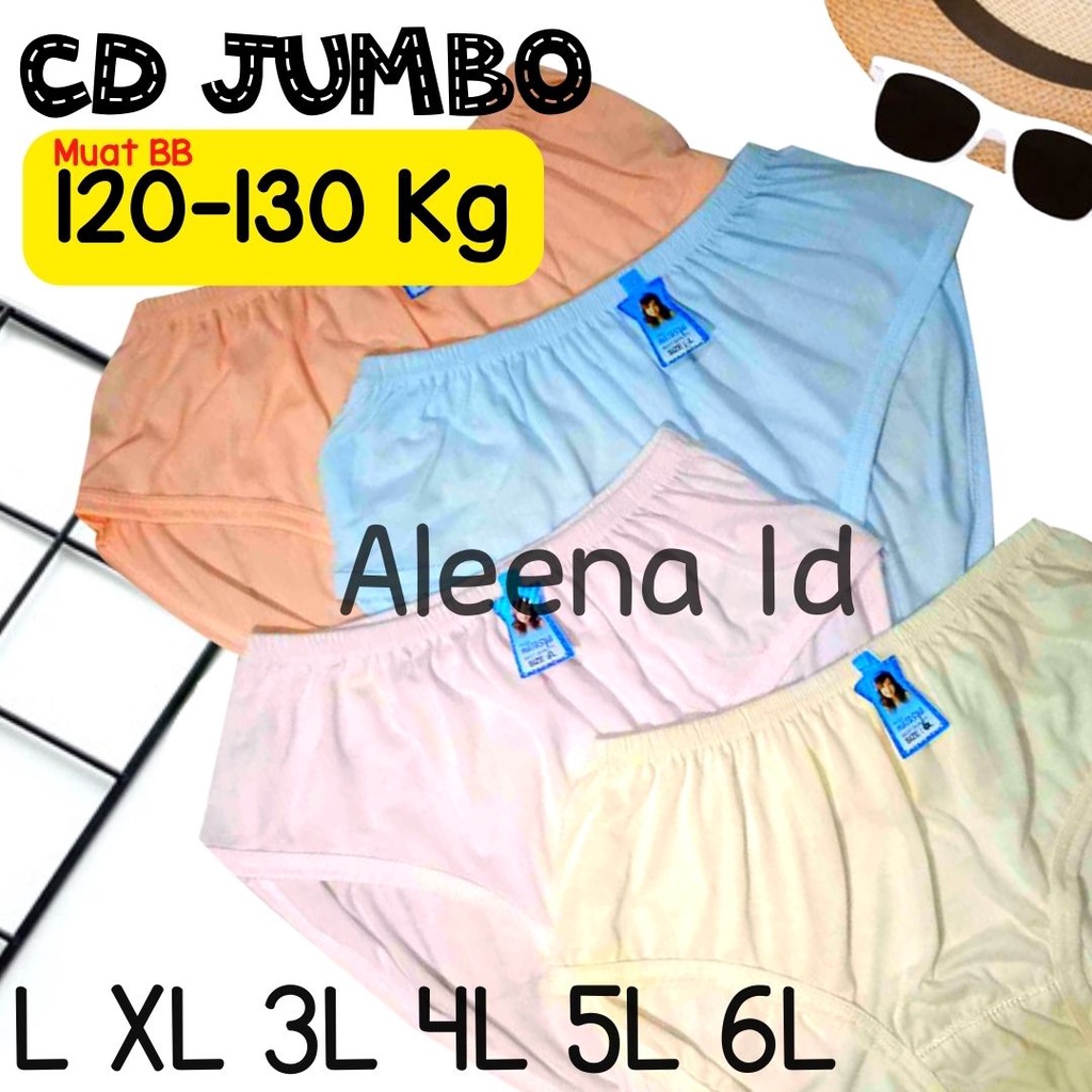 Grosir celana dalam wanita katun halus jumbo/cd paling jumbo