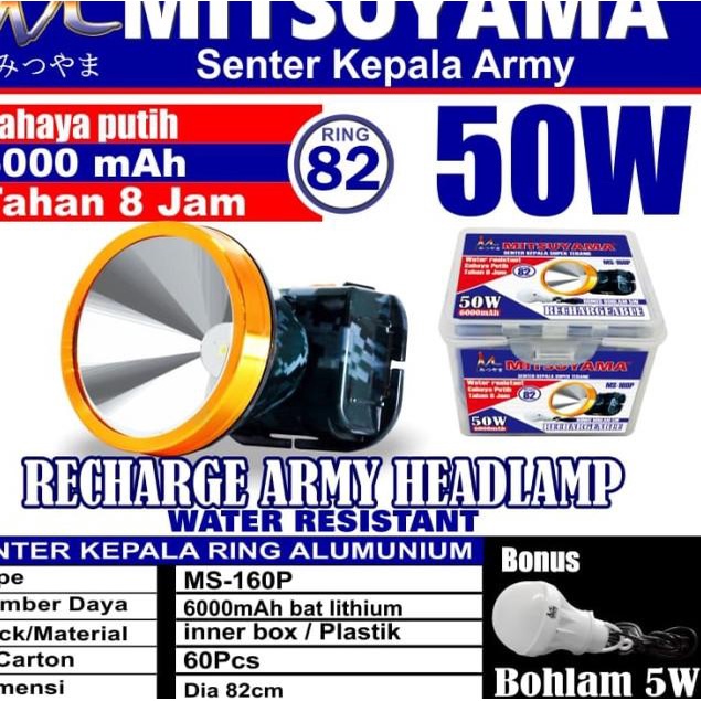 Senter Kepala army 50Watt Mitsuyama