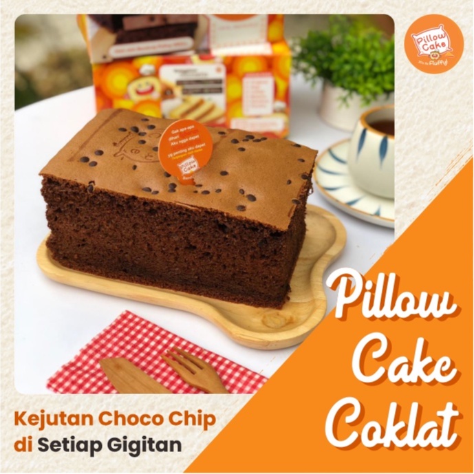 

PILLOW CAKE COKLAT (Bisa di Vacuum)