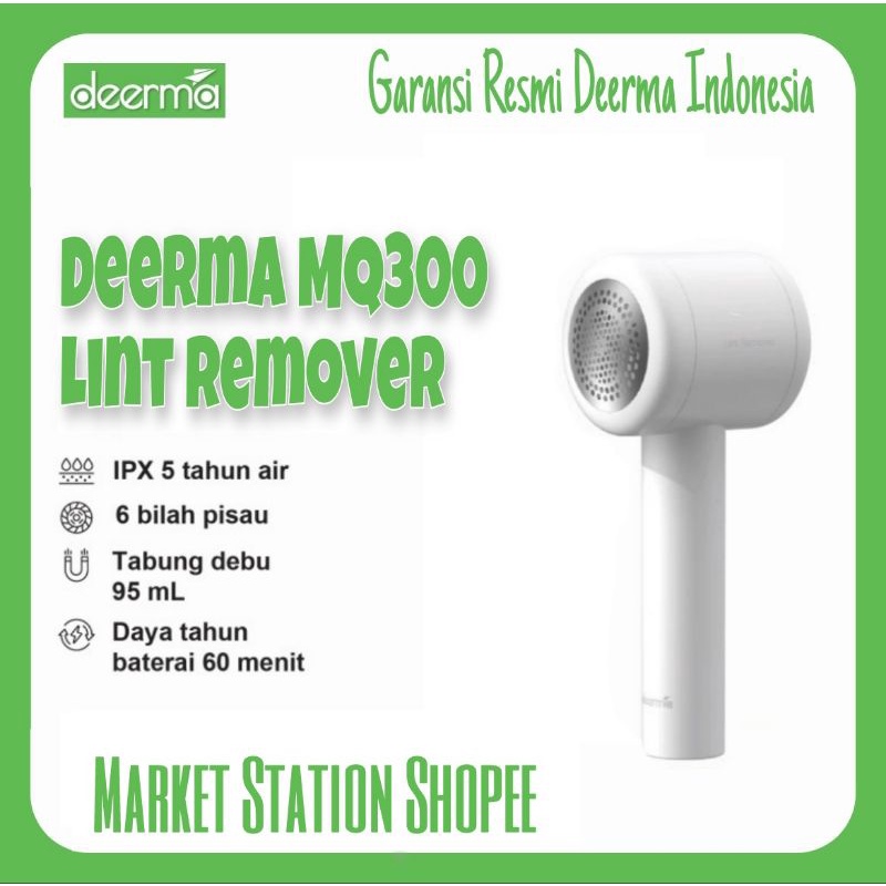 Deerma MQ300 Portable Lint Remover IPX5 Waterproof Fuzz Trimmer