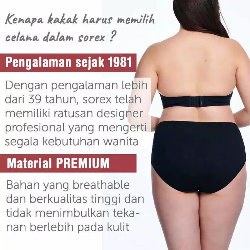 CELANA DALAM WANITA JUMBO / CD SOREX BIG SIZE / CD WANITA