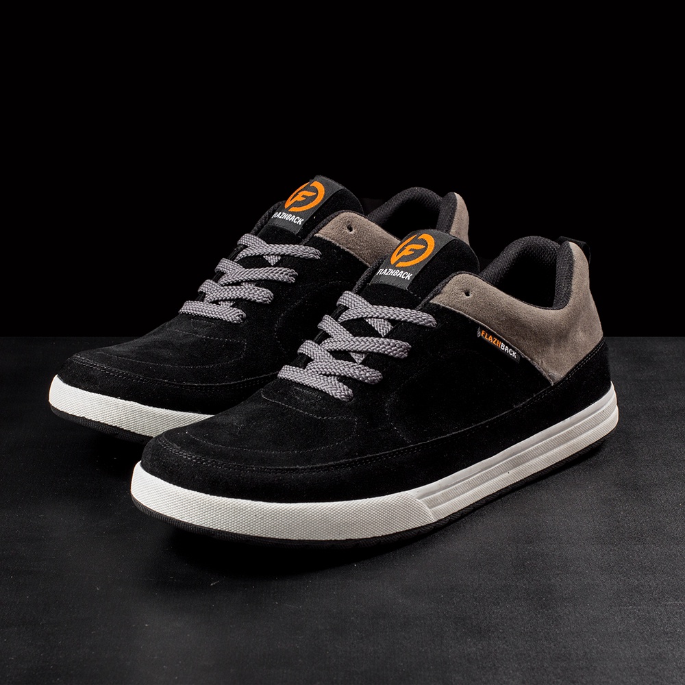 JASON BLACK |ManNeedMe x FLAZHBACK| Sepatu Sneakers Pria Casual Shoes ORIGINAL