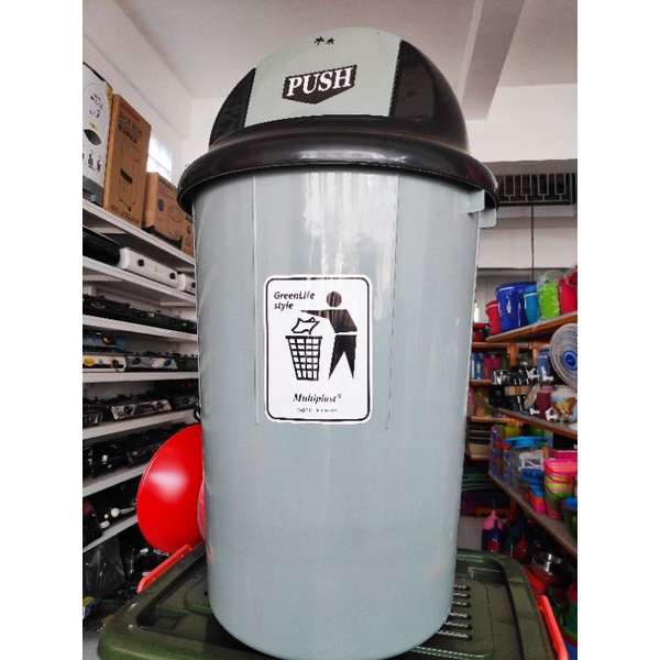 [ ⭐FREE ONGKIR⭐ ] Tempat tong sampah plastik besar jumbo 60 liter tutup goyang tebal DX