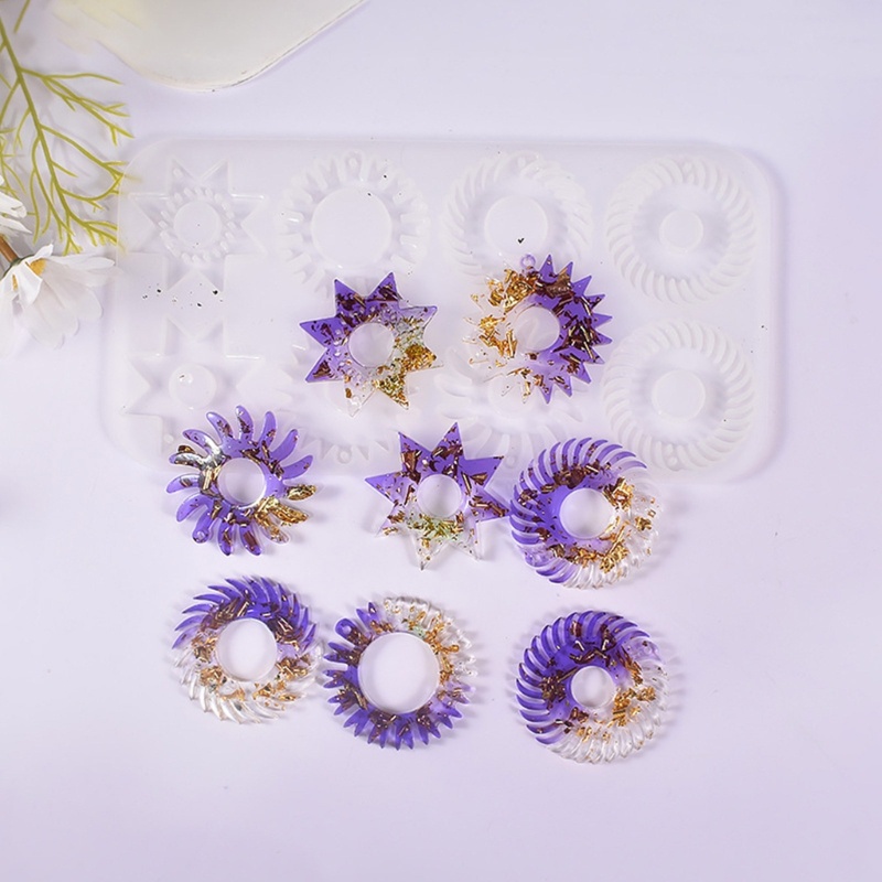 Cetakan Resin Bahan Silikon Untuk Membuat Perhiasan Gantungan Kunci / Kalung