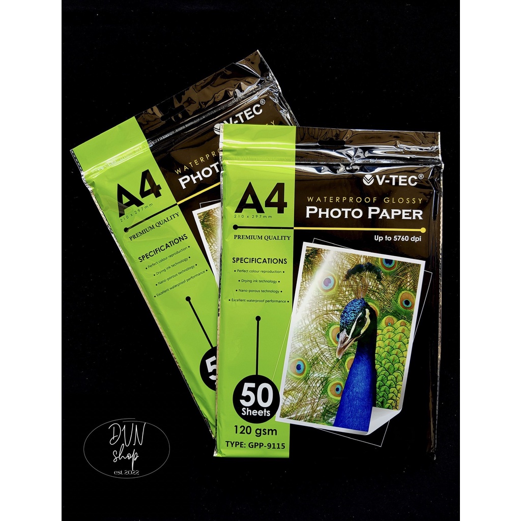 

Photo Paper Glossy 120gsm V-TEC