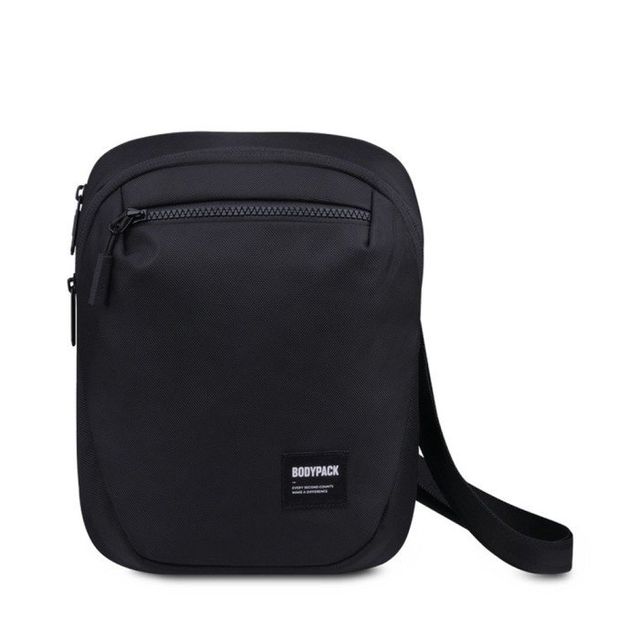 PROMO BISA COD TAS SELEMPANG PRIA Tas Selempang Bodypack Achiever 2.0 Tablet - Black MURAH KULIT TER
