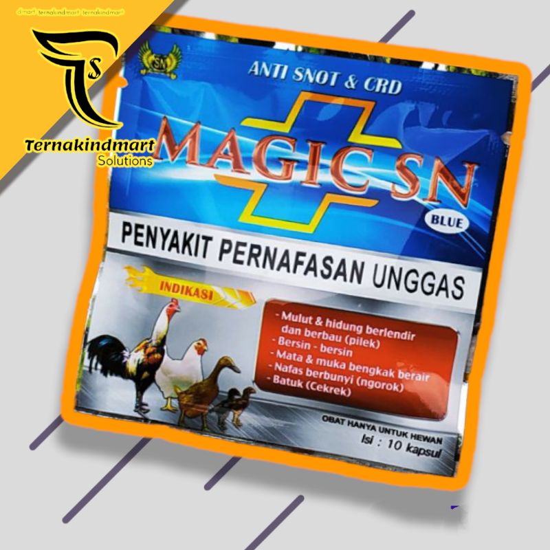 Magic SN BIRU Obat Pilek Ngorok CRD Ayam Bebek