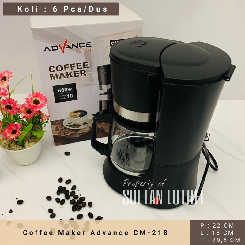 coffe maker advance cm218 alat pembuat kopi mesin pembuat kopi
