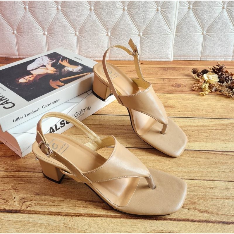 ABBUSHOES Rs 06 sendal hak tahu tali paseori 5cm