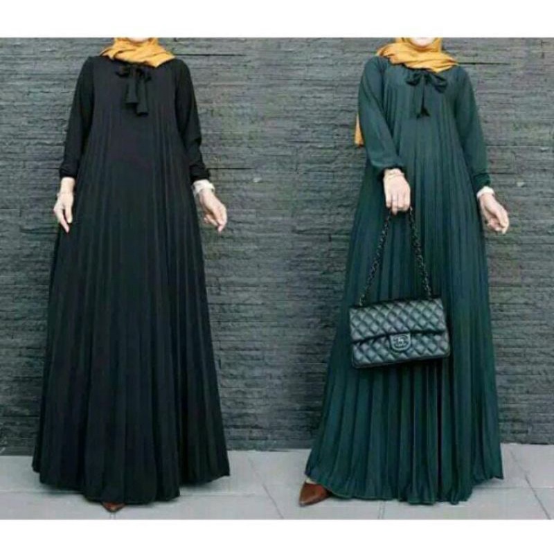 GAMIS PLISKET MAXI JUMBO / GAMIS PLISKET PAULINA