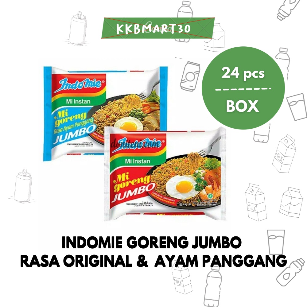 

Indomie Goreng Jumbo isi 24 pcs /karton