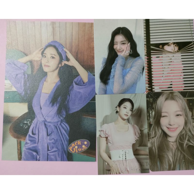 OFFICIAL FROMIS9 FROMIS_9 JIWON JIHEON GYURI SAEROM LEE NAGYUNG NAKYUNG SONG HAYOUNG PHOTOCARD FUN T
