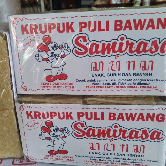 TERBARU Krupuk Puli Bawang Samirasa Mentah Tanpa Pengawet