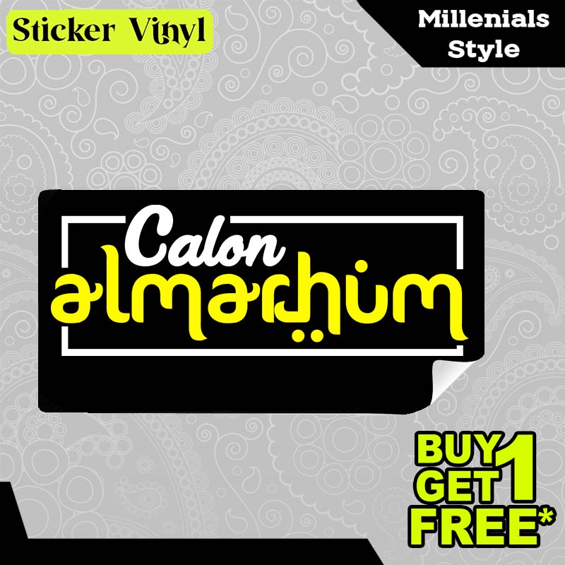 

Stiker Sticker Calon Almarhum Gambar Unik Desain Keren dan Kekinian Aesthetic Bahan Vinyl Satuan Anti Air