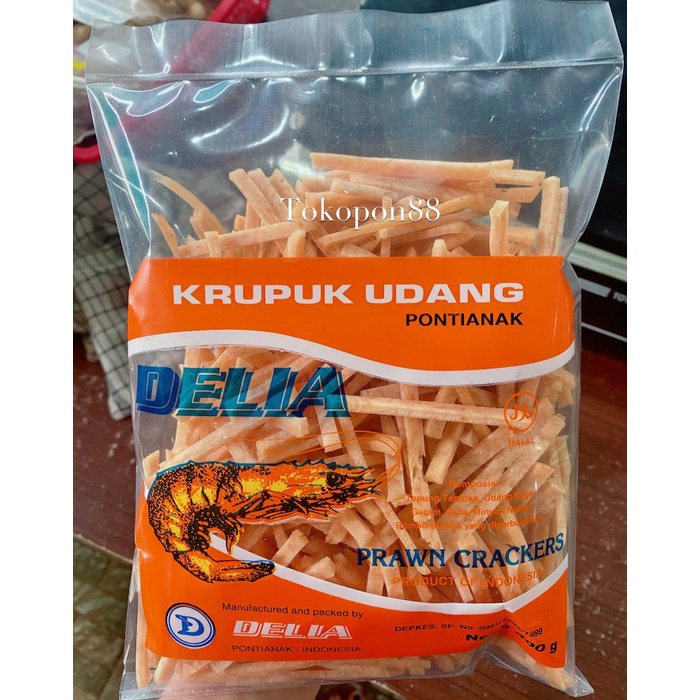 

TERBARU Kerupuk Stick Udang Delia (400gr) Khas Pontianak